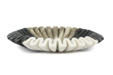 Fiore 4 Renkli Mermer Dekoratif Kase 30x5cm