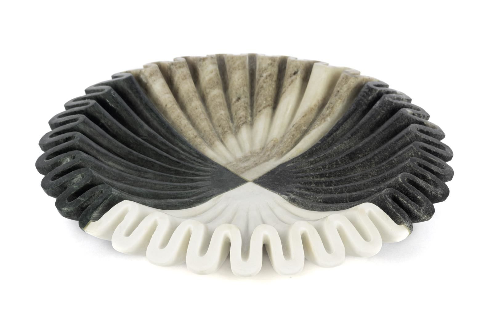 Fiore 4 Renkli Mermer Dekoratif Kase 30x5cm