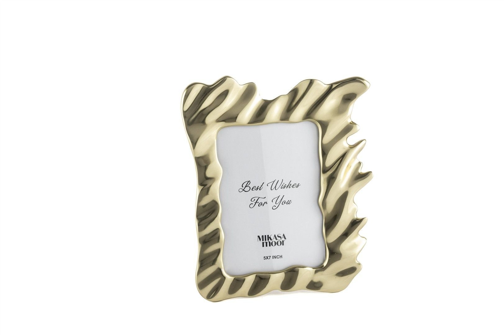 Altın Dalga Tasarımlı Çerçeve 21x26cm