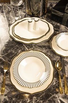 Bellini Black 72 Parça Yemek Seti