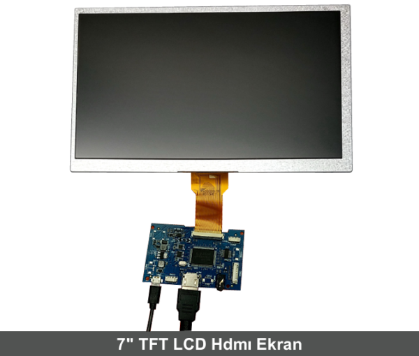 7'' TFT LCD Hdmı Ekran