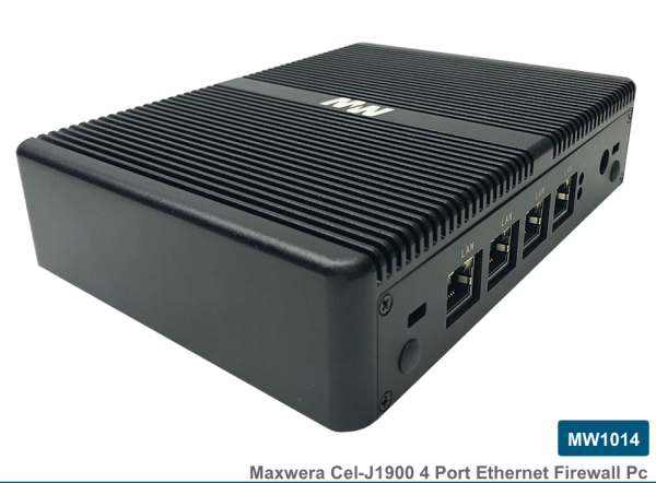 MW1014 Intel Celeron J1900 4GB 128GB SSD 4*Gigabit Ethernet Freedos Firewall Mini PC