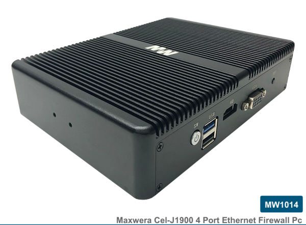 MW1014 Intel Celeron J1900 4GB 128GB SSD 4*Gigabit Ethernet Freedos Firewall Mini PC