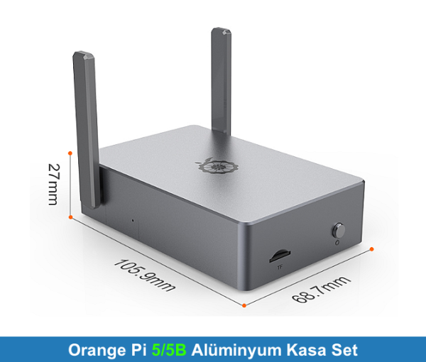 Orange Pi 5/5B Alüminyum Kasa Set