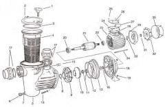 Saci Optima Motor Arka Kapağı Bilyesi (Resim No 31)
