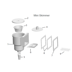 Superpool Mini Skimmer Gövdesi (Resim No 1)