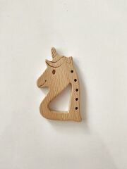 Örgülük Unicorn Diş Kaşıyıcı (Kayın Ağacı)