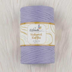 Madamella Naturel Raffia Lila