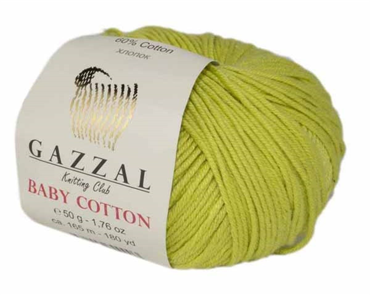 Gazzal Baby Cotton 3457 Elma Yeşili