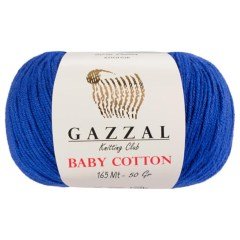 Gazzal Baby Cotton 3421 Saks Mavi