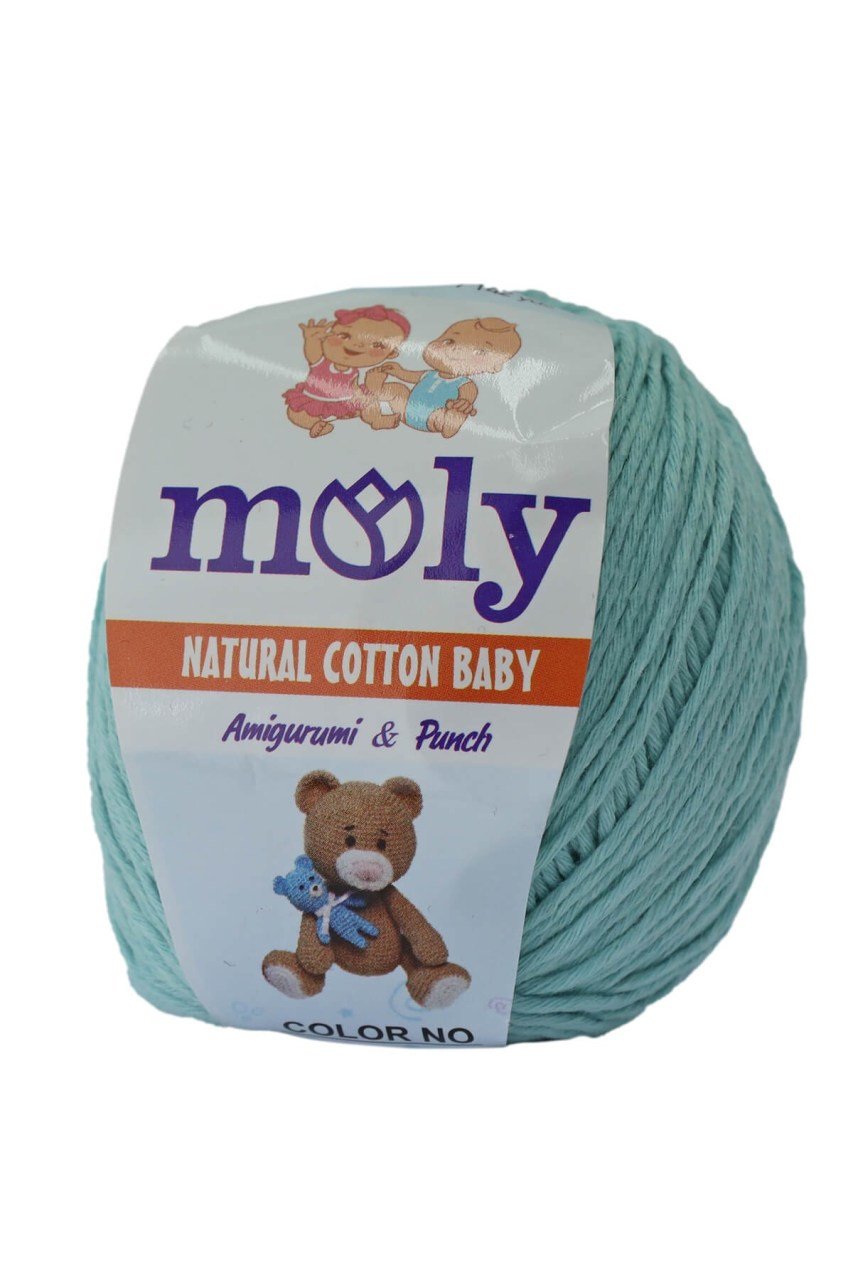 Moly Natural Cotton Baby (16-Mint)
