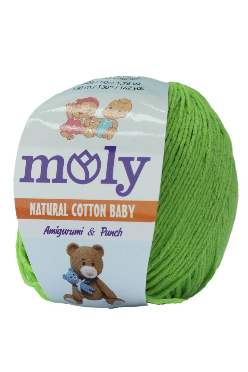 Moly Natural Cotton Baby (10-Fıstık Yeşil)