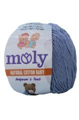 Moly Natural Cotton Baby (12-Bebe Mavi)