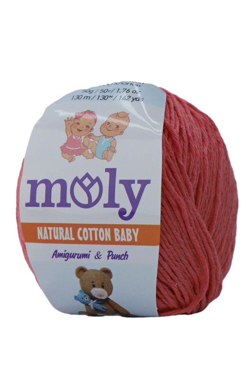 Moly Natural Cotton Baby (02-Şeker Pembe)