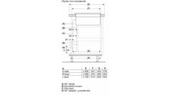 Bosch PXX875D67E Ocak İndüksiyonlu Ankastre Davlumbaz Entegreli Siyah