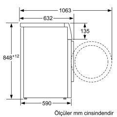 Siemens WM14VM80TR 1400 Devir 9 kg Çamaşır Makinesi