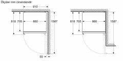 Siemens KG86PFWC0N Buzdolabı Alttan Donduruculu