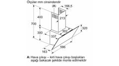 Siemens LC64KPJ20T Davlumbaz Duvar Tipi Beyaz