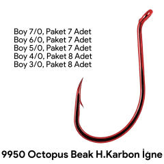 Shogun Octopus Beak Red İğne