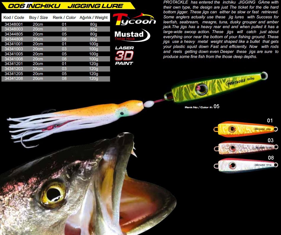 Protackle 006 İnchiku Jig Yemi