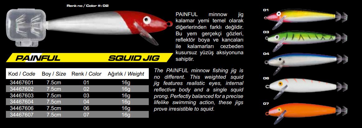 Protackle Paintful Kalamar Zokası