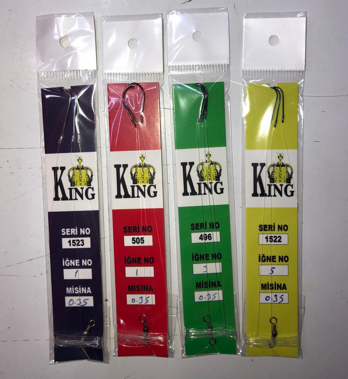 4 ADET King 3 iğneli Yemli Takım