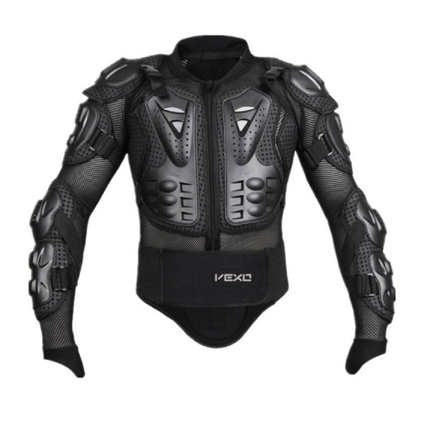 Motosiklet Vücut Koruma Body Armor Siyah Beden: L VEXO