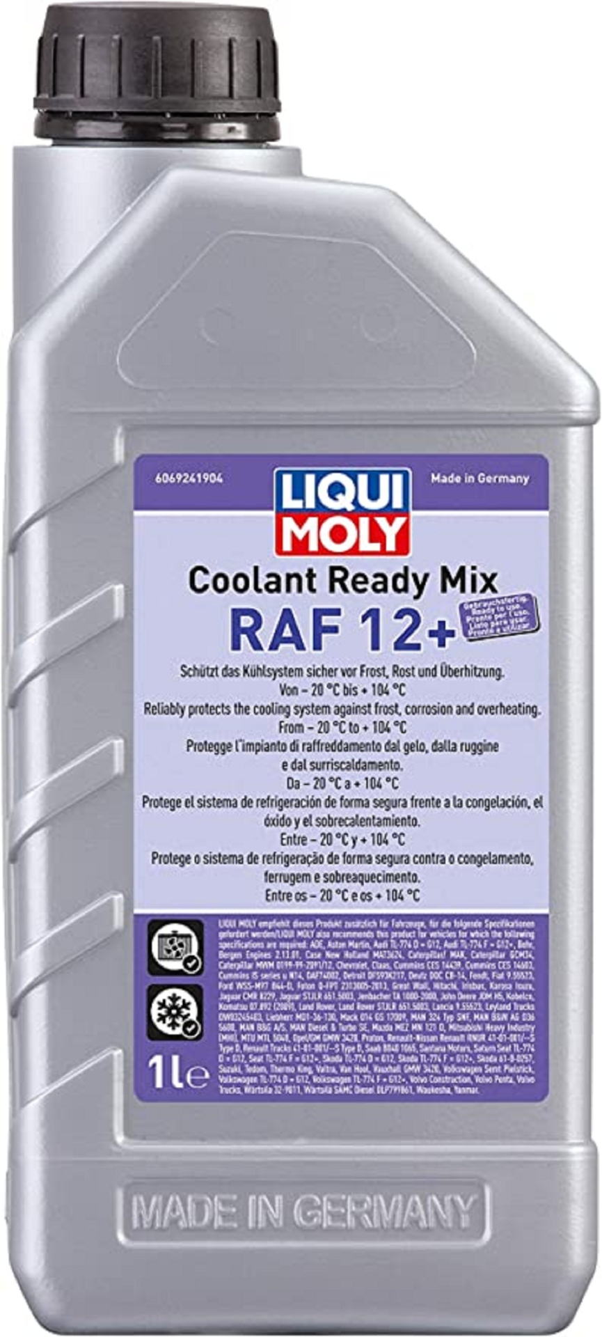 LiquiMoly Coolant Ready Mix RAF12Plus/Antifrizli Hazır Radyatör Soğutuculu Su 1 LİTRE