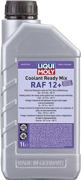 LiquiMoly Coolant Ready Mix RAF12Plus/Antifrizli Hazır Radyatör Soğutuculu Su 1 LİTRE