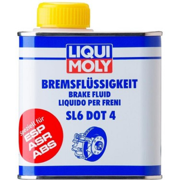 Liqui Moly Brake Fluid SL6 Dot 4 / SL6DOT 4%100 Sentetik Fren ve Debriyaj Sıvısı