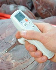 Testo 105 - Tek Elle Kullanılabilen Sıcaklık Ölçüm Cihazı, Standart Ölçüm Uçlu