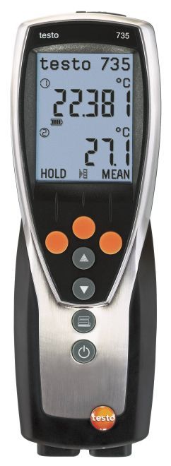 Testo 735-1 - 3 Kanallı Sıcaklık Ölçüm Cihazı