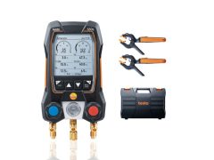 testo 550s Akıllı set - Kablosuz kelepçe sıcaklık problarına sahip akıllı dijital manifold