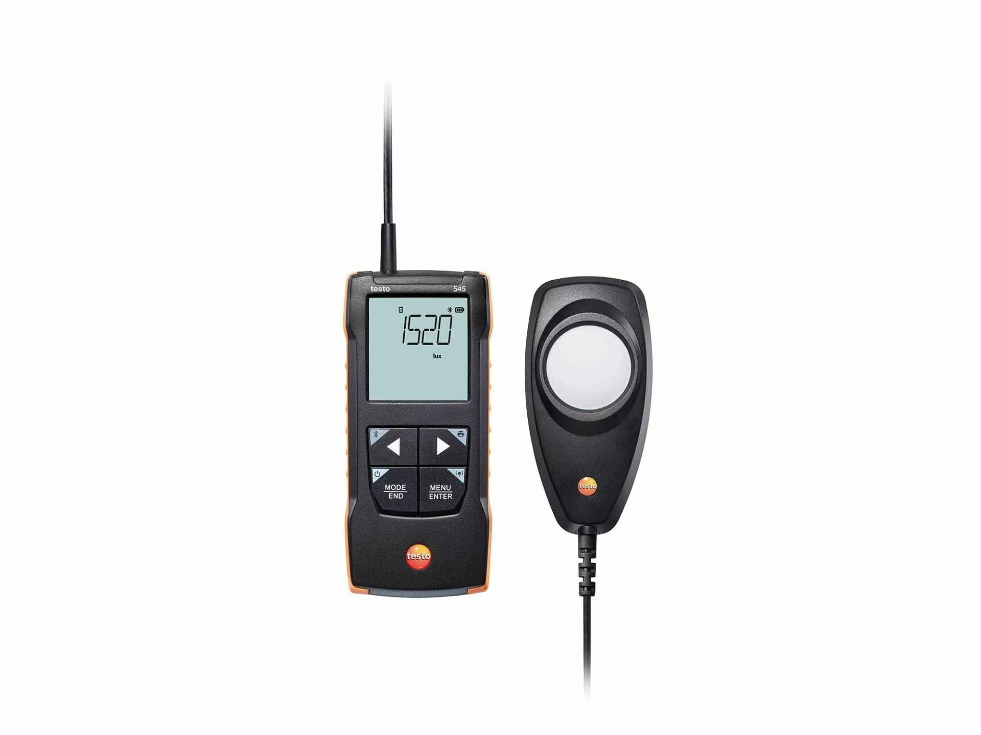 Testo 545 - App bağlantılı, dijital lüksmetre (ışık ölçer)