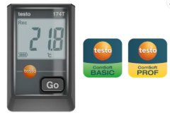 testo 174 T - USB-C ve PC yazılımına sahip mini sıcaklık data logger