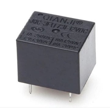 12V 10A JQC-3F(T73) TEK KONTAK 5P KÜP RÖLE