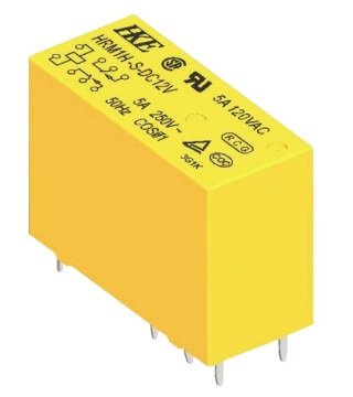 12V 5A HRM1H-S-DC12V ÇİFT KONTAK  RÖLE