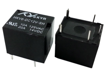 12V 10A HKV6-DC12V-SHG TEK KONTAK  RÖLE