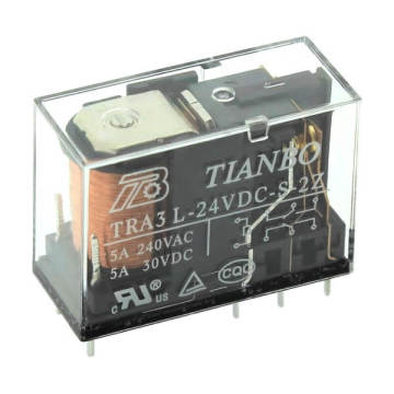 24V 5A TRA3-L-24VDC-S-2Z ÇİFT KONTAK  RÖLE