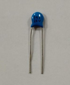 560pF 2KV DC Kondansatör BA:5mmq