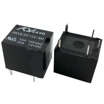 24V 10A HKV6-DC24V-SHG TEK KONTAK GAZ RÖLESİ MİNİ KÜP RÖLE