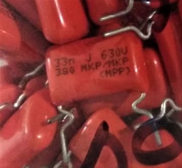 33nF 630V DC Damla Tip Kondansatör BA:15mm