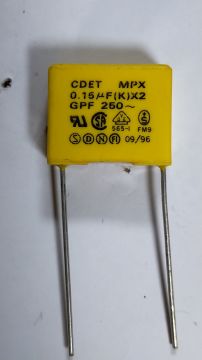150nF 250V AC Polyester Kondansatör BA:15mm