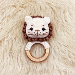 Amigurumi Aslan Çıngırak / Krem