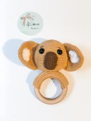 Amigurumi Çıngırak Koala (Kahverengi)