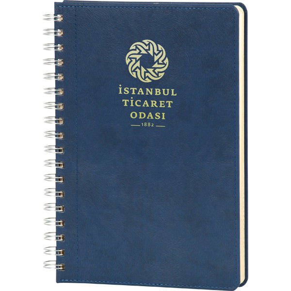 70190 17x24 Pendik Günlük 2025 Tarihli Spiralli Ajanda