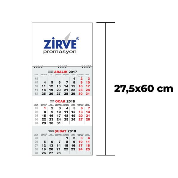 Küçük Gemici Takvimi Tek Spiralli