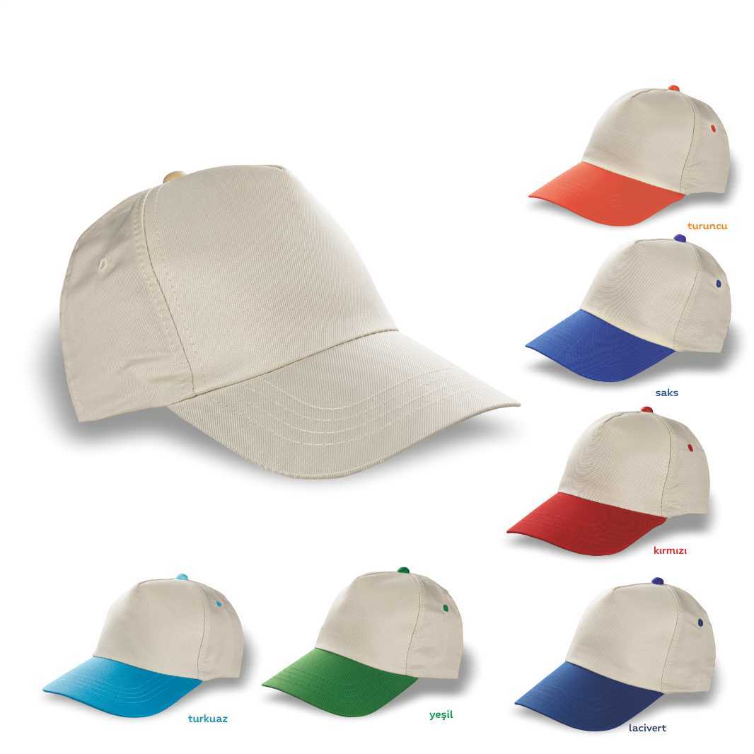 Parçalı Polyester Şapka