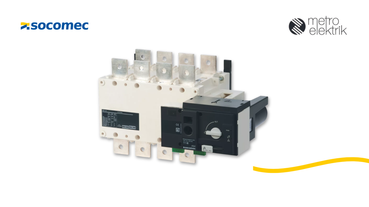 Pano İmalatçıları İçin Transfer Şalteri Seçimi ve Socomec ATyS r Avantajları