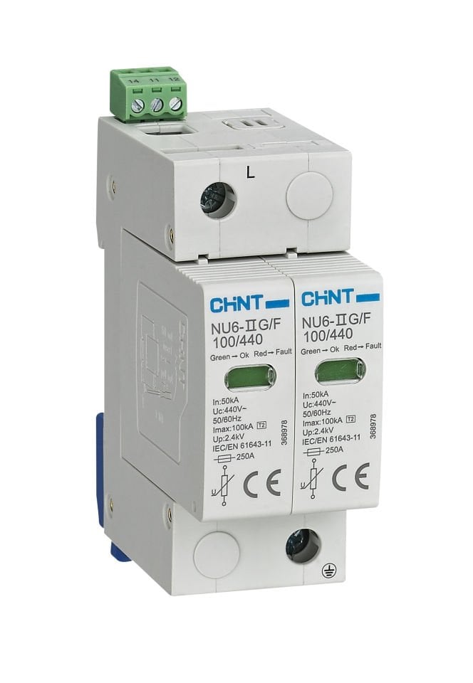NU6-?G/F Tip 1 100kA 385V 3P+N Parafudr